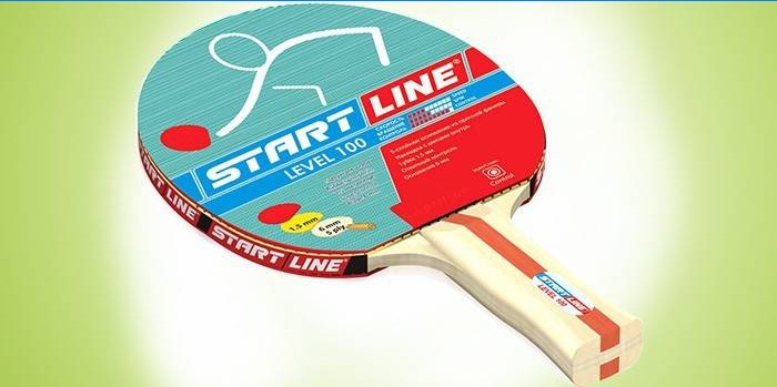 Ping Pong-racket-startlinjenivå 100