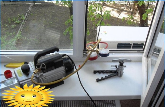 Gör-det-själv luftkonditioneringsinstallation: regler, verktyg och installationssteg