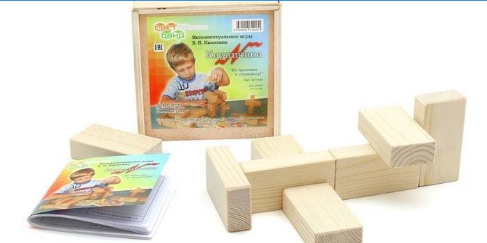 Pedagogiskt spel Bricks för små