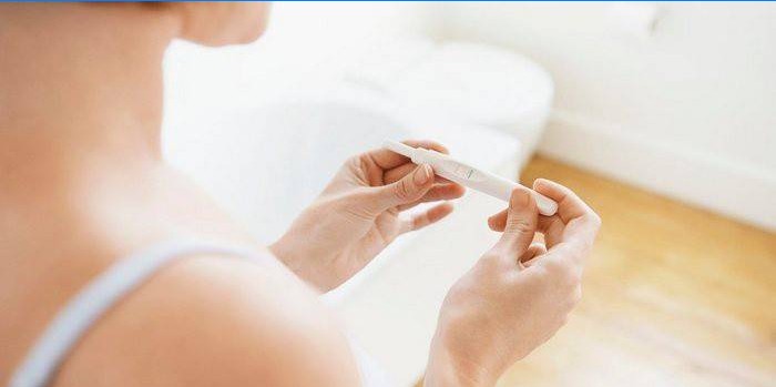 Användning av ett graviditetstest efter menstruation
