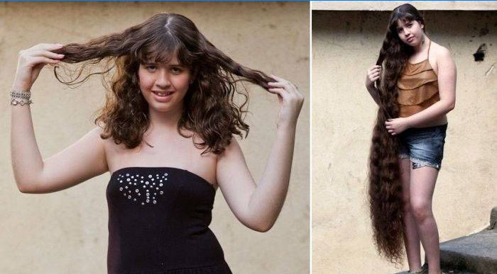 Natasha före och efter hårklipp