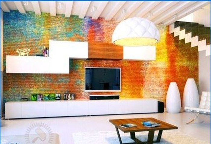 Dekorativ målning av väggar istället för tapeter