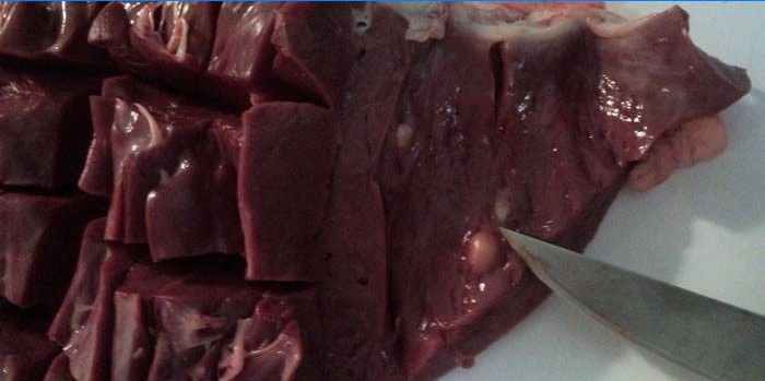 Cysticercosis i rått kött
