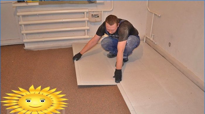 Flytande golv: avskiljningsteknik