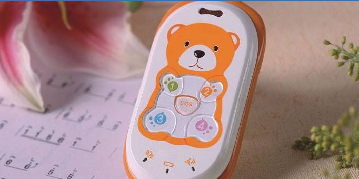 Baby-telefon med Baby Bear GPS Tracker