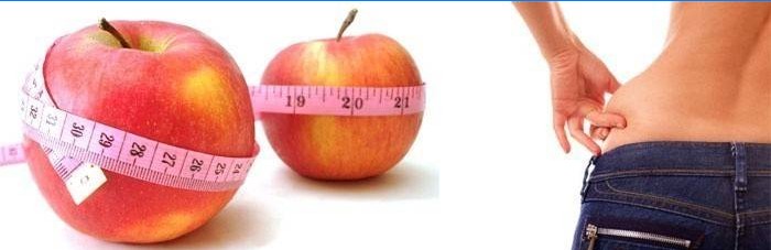 Äpplen är den ideala bantningsprodukten på 10 kg.