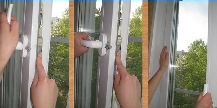 Justering av fönsterhandtag