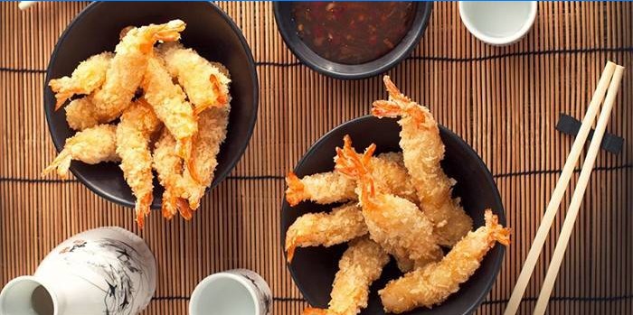 Räka i tempura