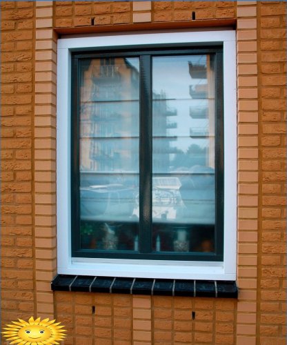 Clinker fönsterbräda: exempel, installationsfunktioner