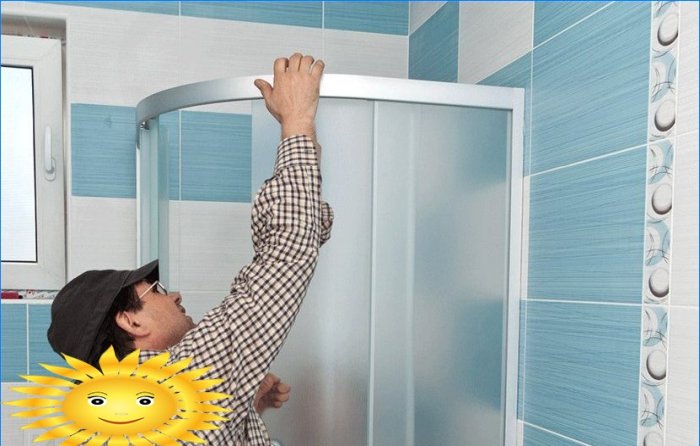 DIY-montering och installation av en duschkabin