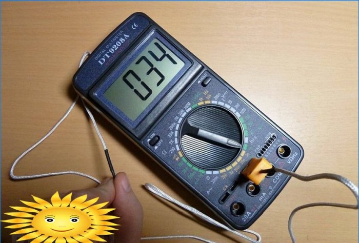Temperaturmätning med en multimeter