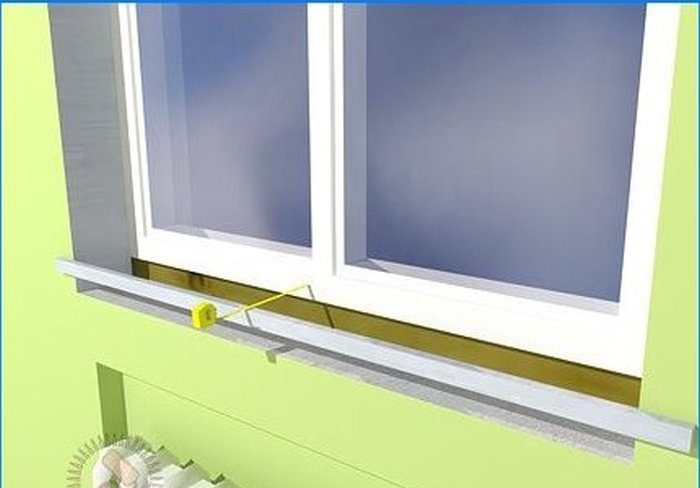 Installera en fönsterbräda på egen hand - vad kan vara lättare