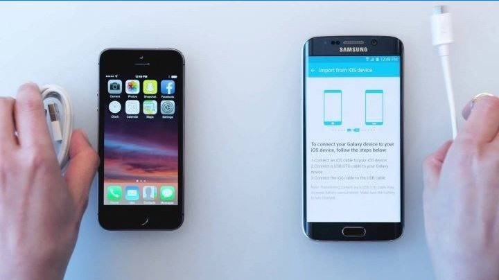 Apple iPhone och Samsung