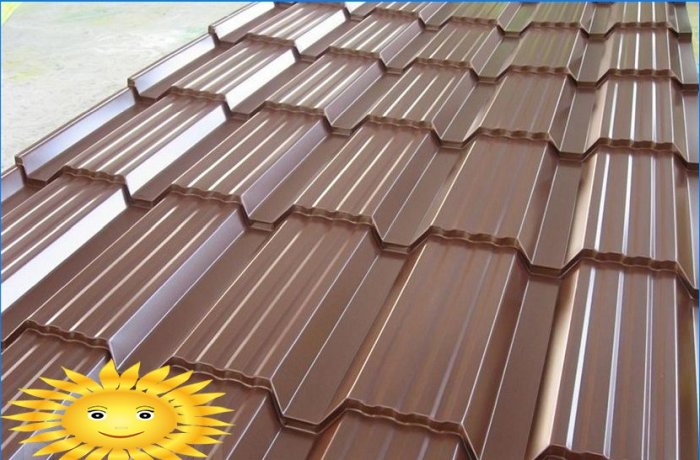 Metallplattor: hur man beräknar och väljer ett material för taket