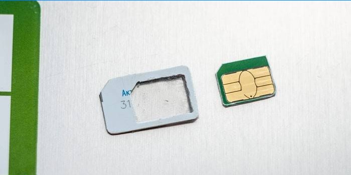 Nano SIM-kort för smartphone eller iPhone