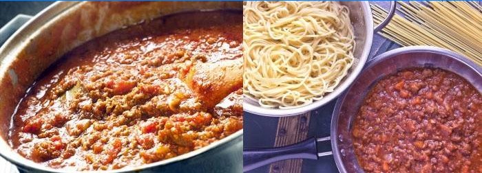 Spaghetti Bolognese i en långsam spis