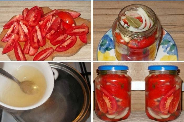 Matlagning konserverad tomat