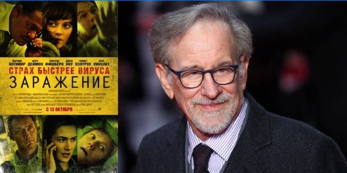 Steven Spielberg och filmen Contagion