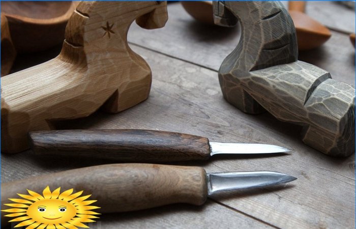 Bogorodsk knivar för träsnideri