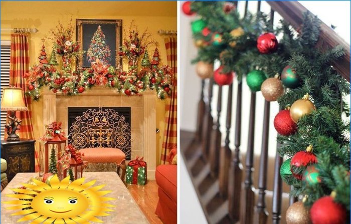Festlig dekoration: hur man kan dekorera ett hus för det nya året