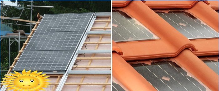 Typer av fotovoltaiska brickor