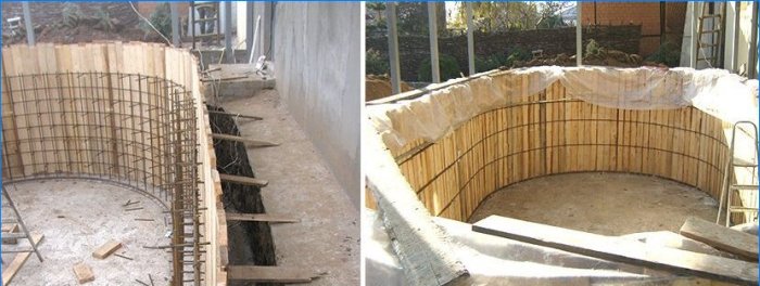 Hur man bygger en pool med en betongskål med egna händer