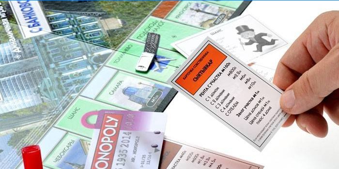 Objektkort i monopolspel