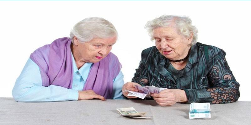 Social utbetalning till pensionärer
