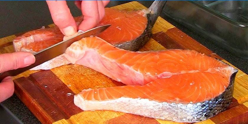 Förbereda röd fisk
