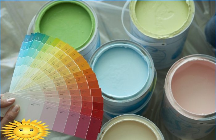 Hur man målar tapeter: ett urval av tapeter och färg