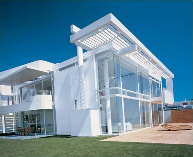 White Villa California Beach House av Richard Meier och Michael Palladino - Kalifornien, USA