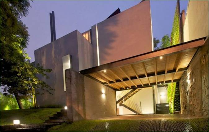 Design av ett hus på landet i Mexiko