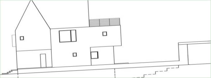 Planlösningar för golv och källare i ett privat Choy-hus