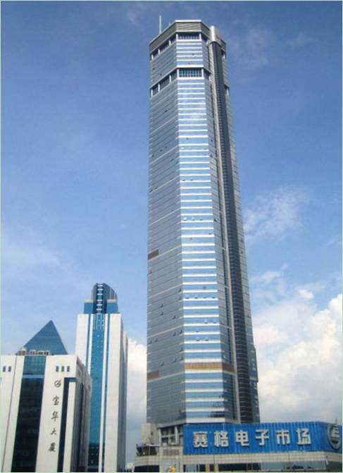 Skyskrapan SEG Plaza i Kina
