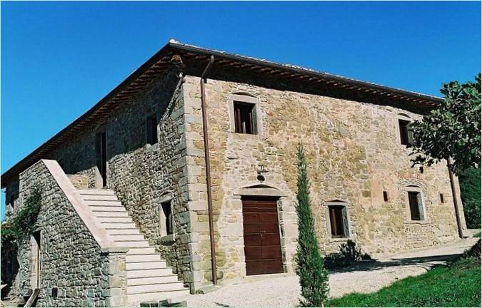 Casa Bramasole-villan i Italien, exteriör