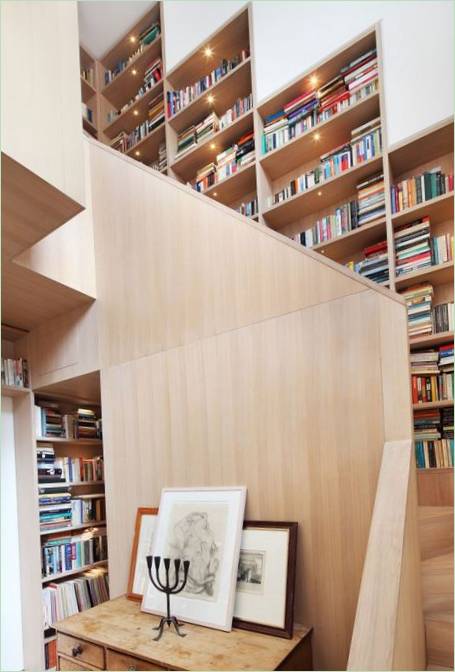 Interiören i Book Tower House i London, England