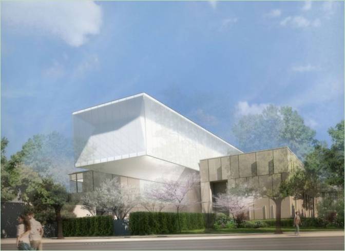 Barnes Foundations galleribyggnad av Tod Williams Billie Tsien Architects