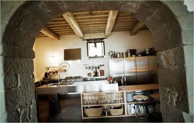 Köket i villa Casa Bramasole i Italien